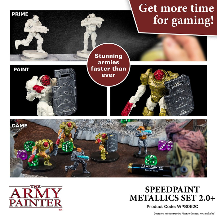 Army Painter - Speedpaint Metallics Set 2.0
